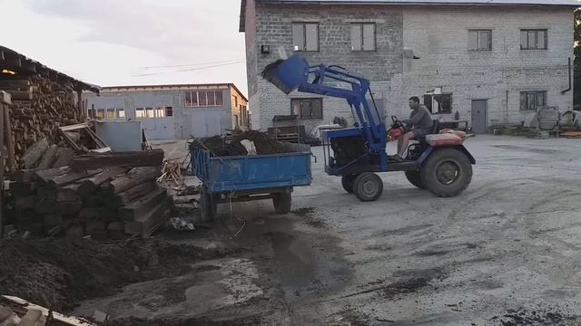 Фронтальний погрущик навантажувач саморобний смотреть онлайн