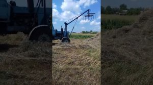 Самодельный погрузчик сена