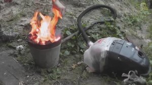 Расплавим аллюминий в домашних условиях на костре в плавильне, литье алюминия в цемент, гипс, песок