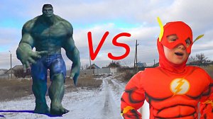 Flash vs Hulk Superheroes Epic Battle