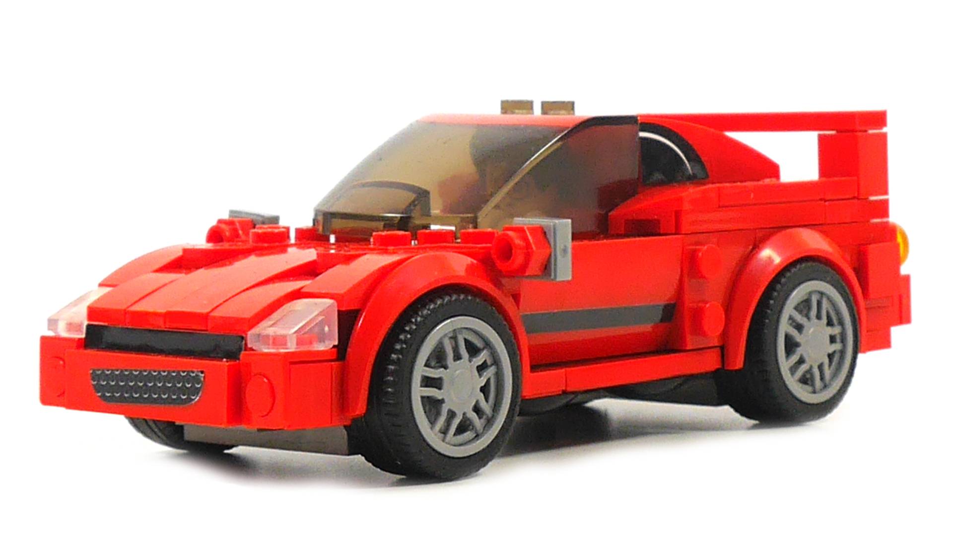 Собираем спортивную машину из конструктора лего -  Sluban Models M38-B0706