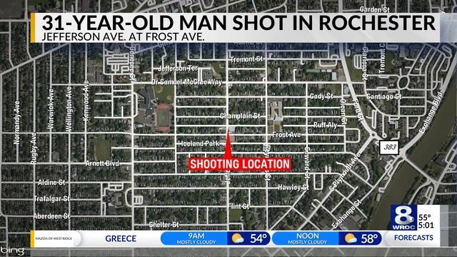 Man hospitalized following shooting near Jefferson Ave. in Rochester смотреть онлайн
