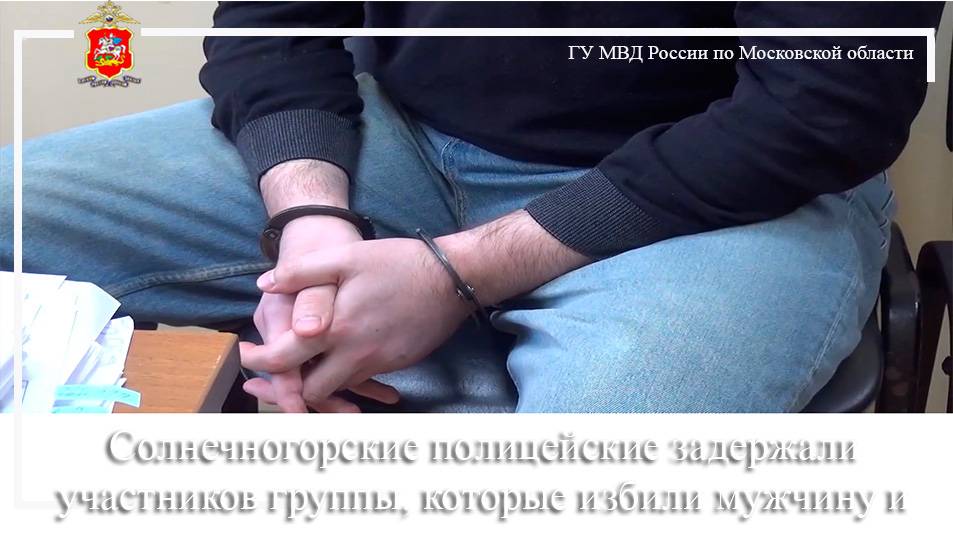 Солнечногорские полицейские задержали участников группы, которые избили мужчину смотреть онлайн