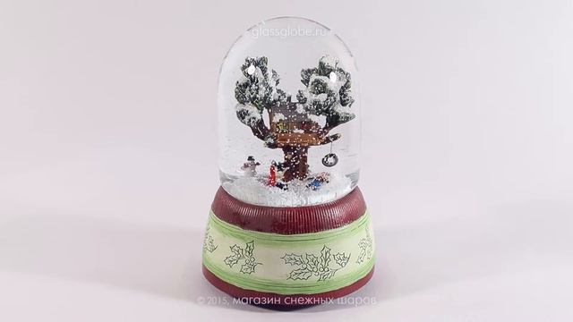 Снежный шар "Домик на дереве" смотреть онлайн
