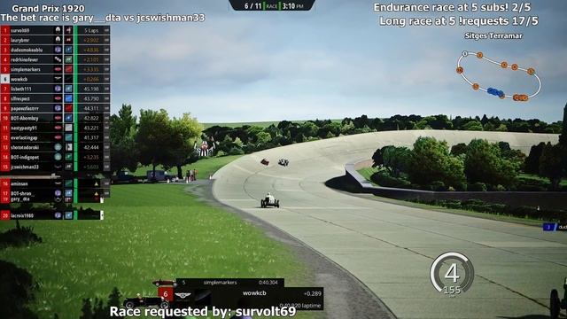 AI RACING - 1920's Grand Prix race at Sitges Terramar смотреть онлайн