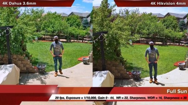 Worlds First Review: Dahua DH-IPC-HFW5849T1-ASE-LED / IPC Color4K-X - Day Comparison Revisited