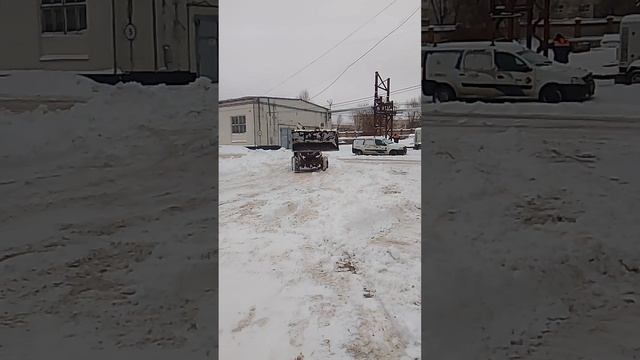 27.11.2023 снова началась уборка снега. смотреть онлайн