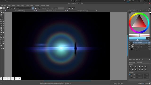 Creating Lens Flare Elements in Krita and Blender for Optical Flare Addon (Annoying Tut) смотреть онлайн