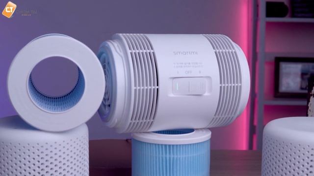 Máy Lọc Không Khí Cho Xe Hơi Smartmi - Lõi Lọc Kép Lọc Các Hạt 0,3 Micron Và Hiệu Suất 70m ³/h