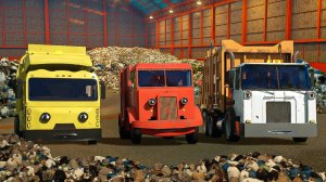 Машинки убирают улицы города — День переработки вторсырья! Познавательные мультики для детей