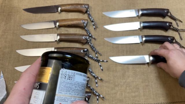 Ножи из кованой стали х12мф с очень хорошим резом по наличию ! смотреть онлайн