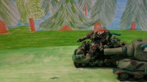 Спасти тг-5 любой ценой. Мультики про танки из пластилина.