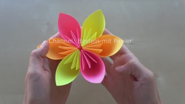Цветы из бумаги своими руками! Оригами поделки своими руками! смотреть онлайн