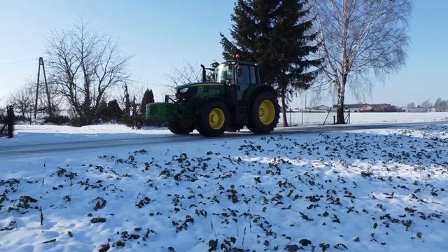 JOHN DEERE 6155m❄️