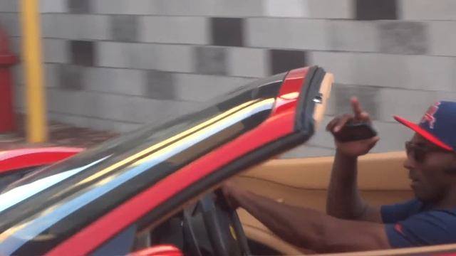 Kobe Bryant Driving New Ferrari After Lakers Training Camp -- iFolloSports.com смотреть онлайн