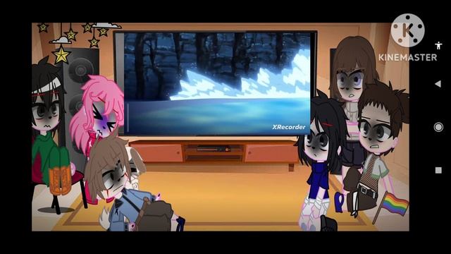 Реакция Друзей Наруто на бой Наруто и Менмы                ~Tashikkk~