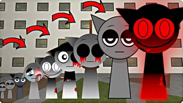 Кошмарные Спрунки Грей всех видов хотят, чтобы я помог им в Gmod