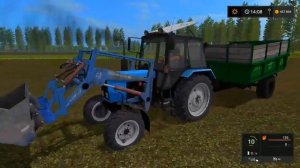 Farming Simulator 2017. мод трактор Беларус МТЗ 82.1 и Кун.