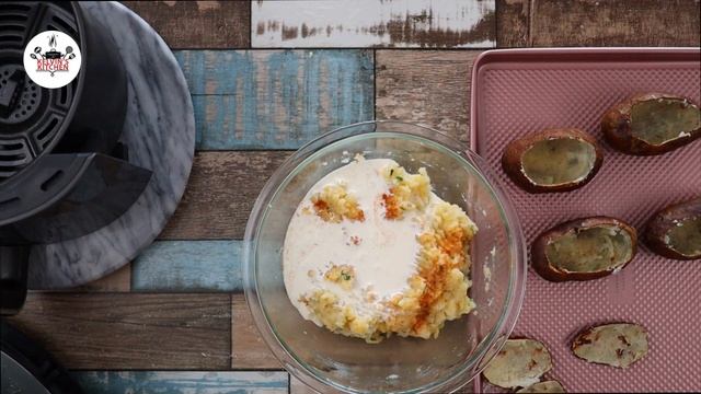 Air Fryer Twice Baked Potatoes - Air Fryer Baked Potatoes