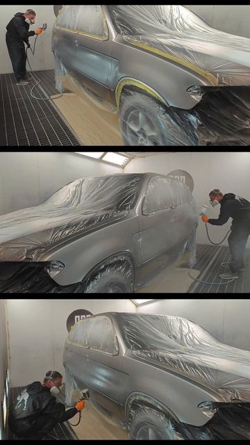 BMW X5 покраска в круг смотреть онлайн