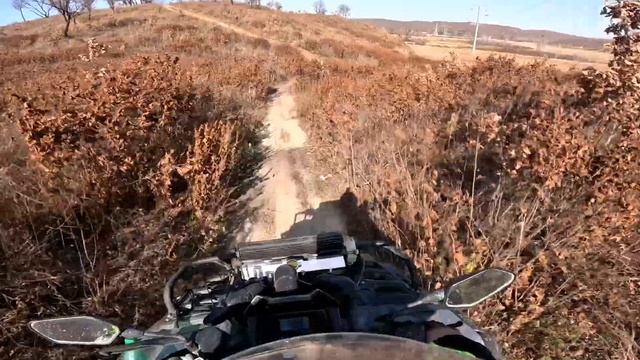 Stels Guepard 800 с мотоциклистами.