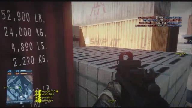 BF3 l TDM l MTAR21 & M5K Rushing 70 Kills l Canals смотреть онлайн