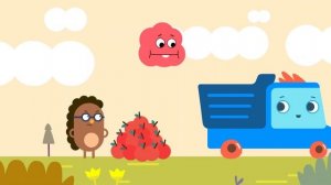 Мультфильм про машинки -  Грузовичок Пик - Раскраска -Сердитый ежик -  учим цвета