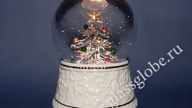 Снежный шар "Ёлка" / Glassglobe.ru / смотреть онлайн