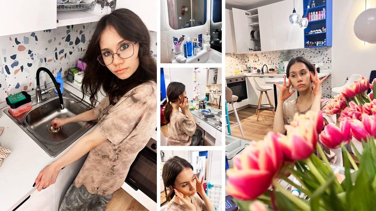 ПОЗДНИЙ вечер 11-классницы 🎀 ПОДГОТОВКА ко СНУ😴 смотреть онлайн