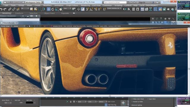 Fstorm Render - 2X GTX Speed test смотреть онлайн