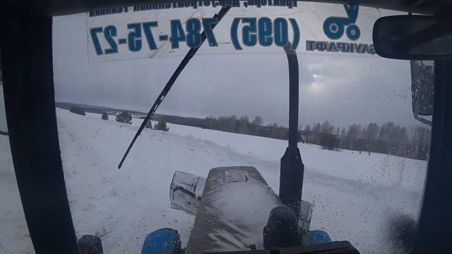 Чистим чисто! Расширяю дорогу после ветра. смотреть онлайн