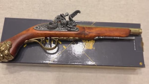Пистоль кремневый классический, Flintlock pistol, XVIII th. C., Denix 1077/L