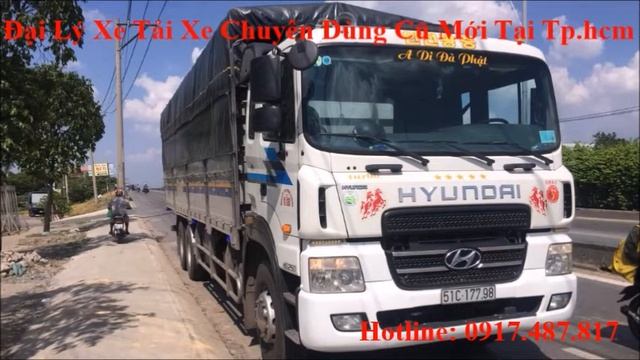 Xe Tải Hyundai 3 Chân HD250 Thùng Bạt Bững Nhôm Đời 2011 Đẹp Lung Linh