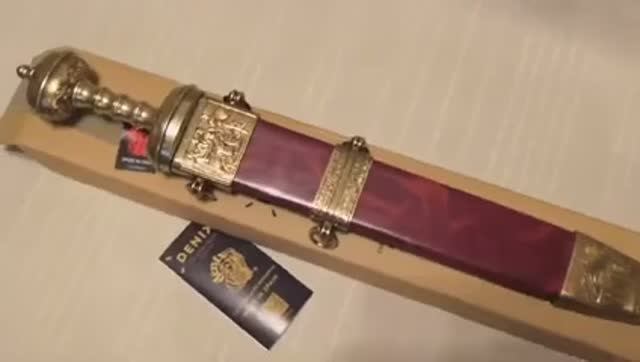Меч Гладиус Цезаря, Julius Caesar's sword, Denix 4116/L смотреть онлайн