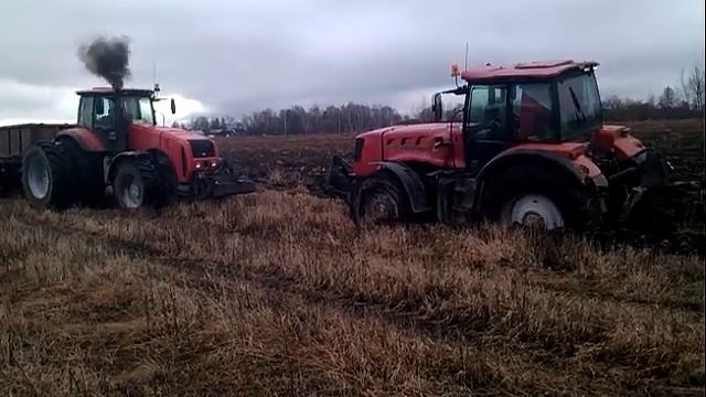 Беларус 3022 + ППО-8-40К забуксовал 1 часть смотреть онлайн