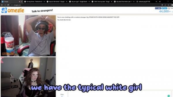 i PRETENDED to be a GIRL on OMEGLE but my FRIENDS told me what to say