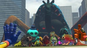 Выжить после всех монстров из поппи плейтайм 1, 2, 3 и 4 глав