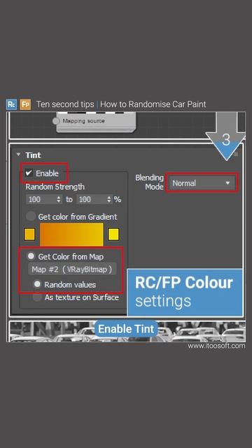 How to randomize car paint colors in 3ds Max with Forest Pack or RailClone смотреть онлайн