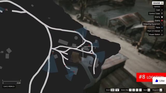 ALL GRAPPLING HOOK LOCATION IN CAYO PERICO HEIST | Grappling Equipment Locations - GTA 5 ONLINE смотреть онлайн