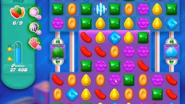 Candy Crush Soda Saga - NEW CURRENT! LEVEL 1133 -★★★ STARS - DIVINE! (NO Booster) смотреть онлайн