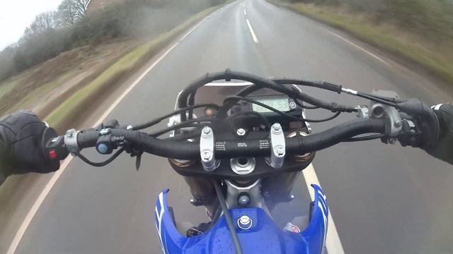 Road legal Yamaha WR 450 F , Midland 4k camera test motocross смотреть онлайн
