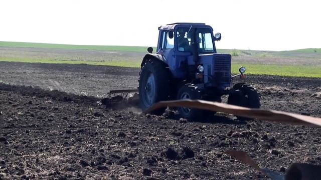 Трактор пашет огород смотреть онлайн