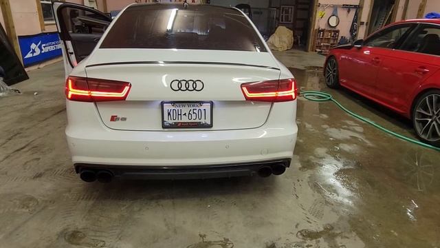Audi S6 /AWE touring exhaust and intake / IE stage 1 tune. смотреть онлайн