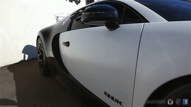 "Panda" Bugatti Veyron Pur Blanc Drive-In / Walk-Around / Take-Off! смотреть онлайн