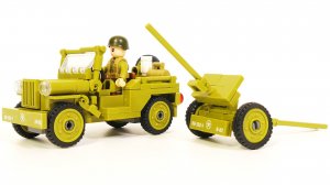 Sluban M38-B0853 Джип Willys MB и  37 мм пушка M3