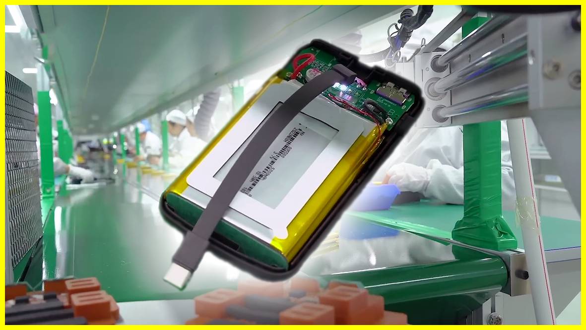 Производство пауэрбанков на китайской фабрике. смотреть онлайн