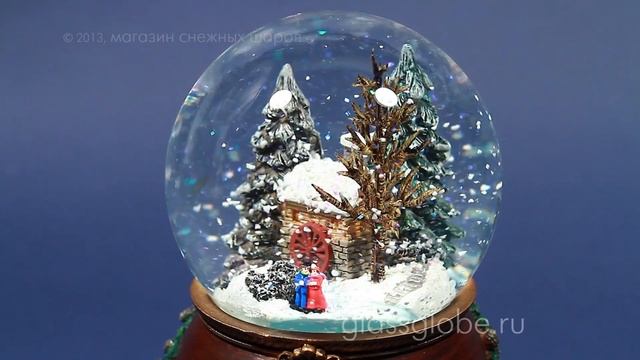 Снежный шар "Водяная мельница" смотреть онлайн