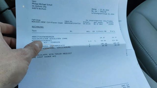 Mercedes CLK W209 3.2 V6