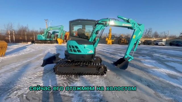 Японский экскаватор KOBELCO SK38UR Робот 🤖