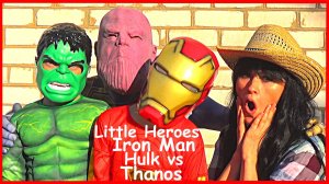 Халк и Железный Человек против Таноса в реальной жизни